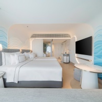 120fMeliaPattayaCity-Deluxe Room Sea View Twin Bed