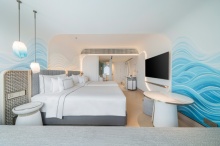 120fMeliaPattayaCity-Deluxe Room Sea View Twin Bed