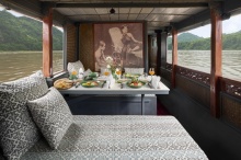 The Namkhan - I-Mekong Boat - Table Set Up 2025
