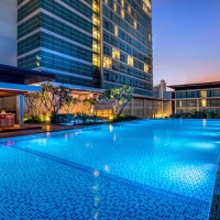 Swimming Pool Night Shot