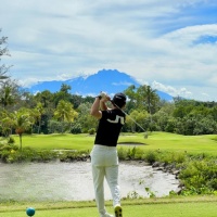 Golf with Mount Kinabalu view (1439 visits) Golf with Mount Kinabalu view