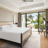 King Bed with Pool View