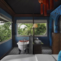 Rosewood Luang Prabang  Facilities RoomandAccomodation HilltopTent Bathroom 1