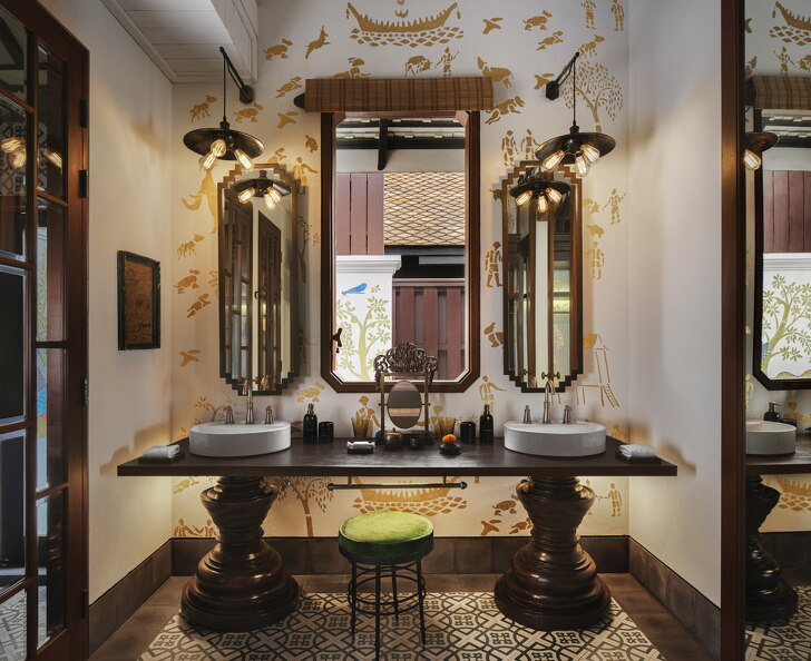 Rosewood Luang Prabang  Facilities RoomandAccomodation WaterfallPoolVilla Bathroom 1