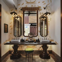 Rosewood Luang Prabang  Facilities RoomandAccomodation WaterfallPoolVilla Bathroom 1