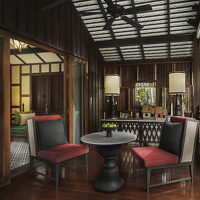 Rosewood Luang Prabang  Facilities RoomandAccomodation WaterfallPoolVilla Terrace 1